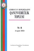 <p style="text-align:justify;"><strong>Azərbaycan Respublikasının Qanunvericilik Toplusu</strong> / Təsisçi: Azərbaycan Respublikası Prezidentinin nəşri.- Bakı.-2024.- Avqust.- № 08.</p>