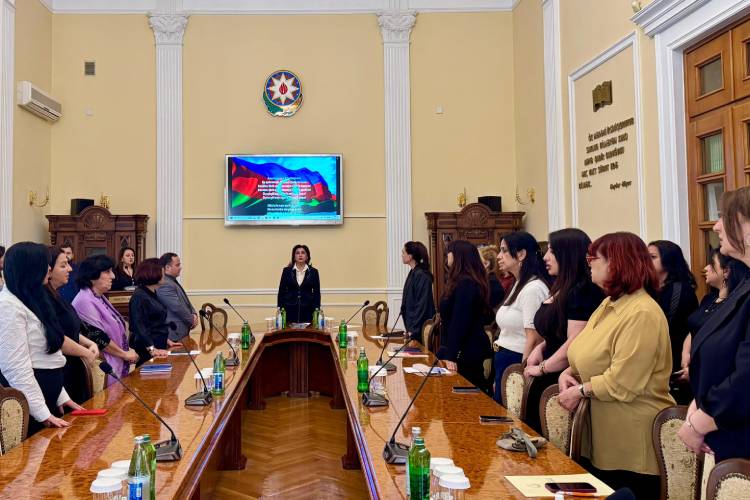 В Президентской библиотеке состоялось мероприятие, посвящённое 103-й годовщине со дня рождения Общенационального лидера Гейдара Алиева